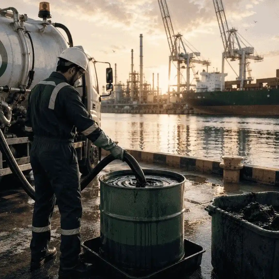Industrial Waste Oil Collection UAE